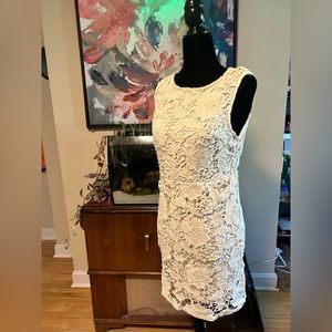 Cream Lace Dress